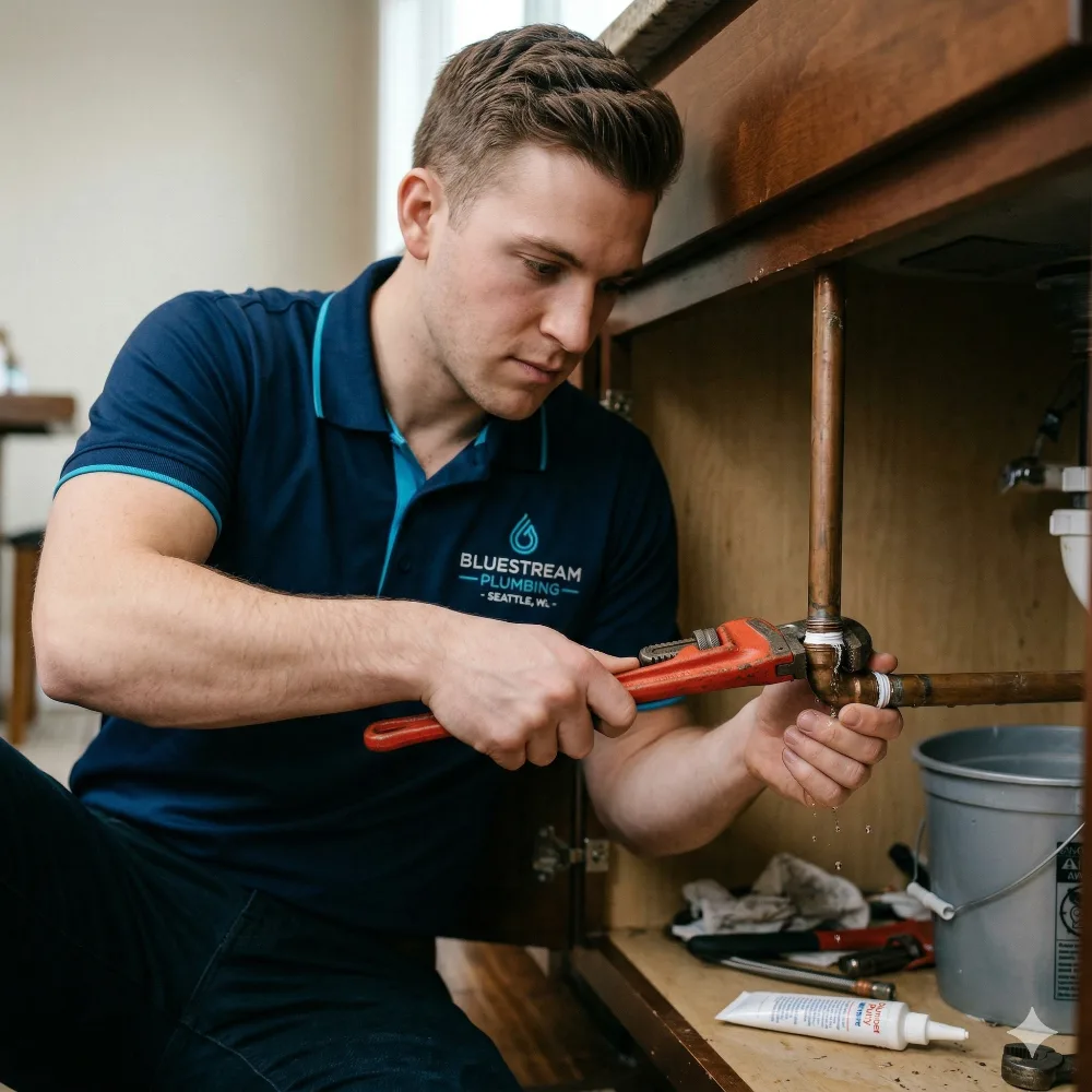 Under sink plumbing repair Charlotte